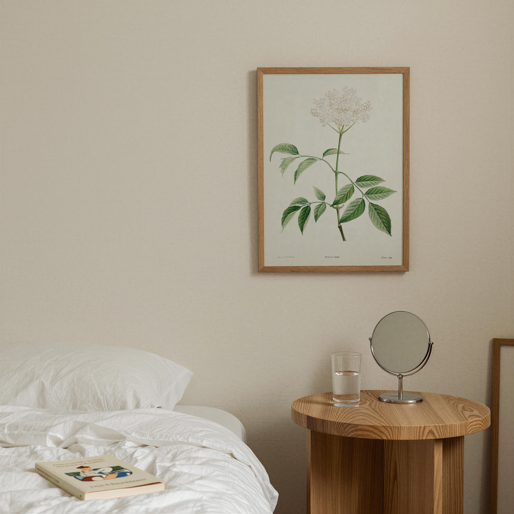 Elderflower Botanical Vintage Art Print-Skudaboo
