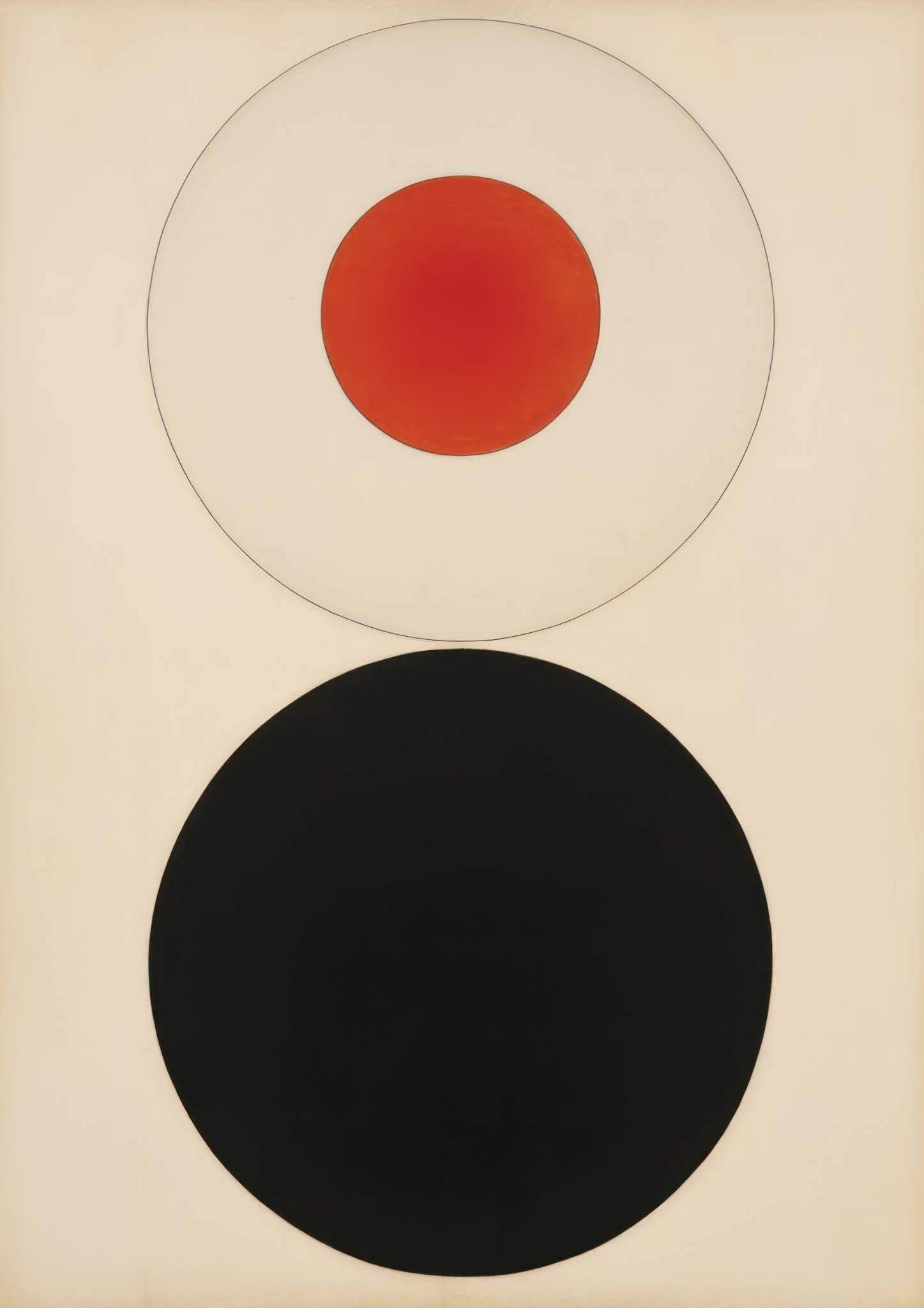 Abstract Circle Art Print-Skudaboo