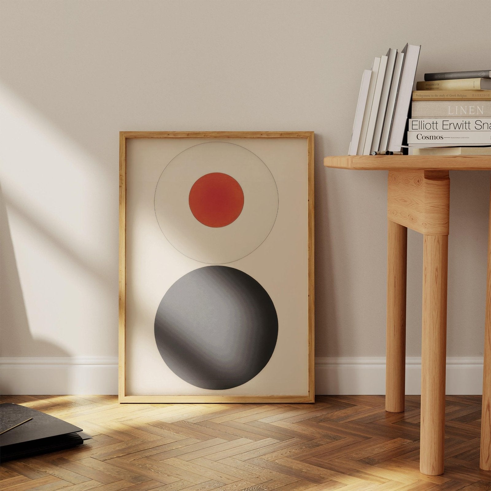 Abstract Circle Art Print-Skudaboo