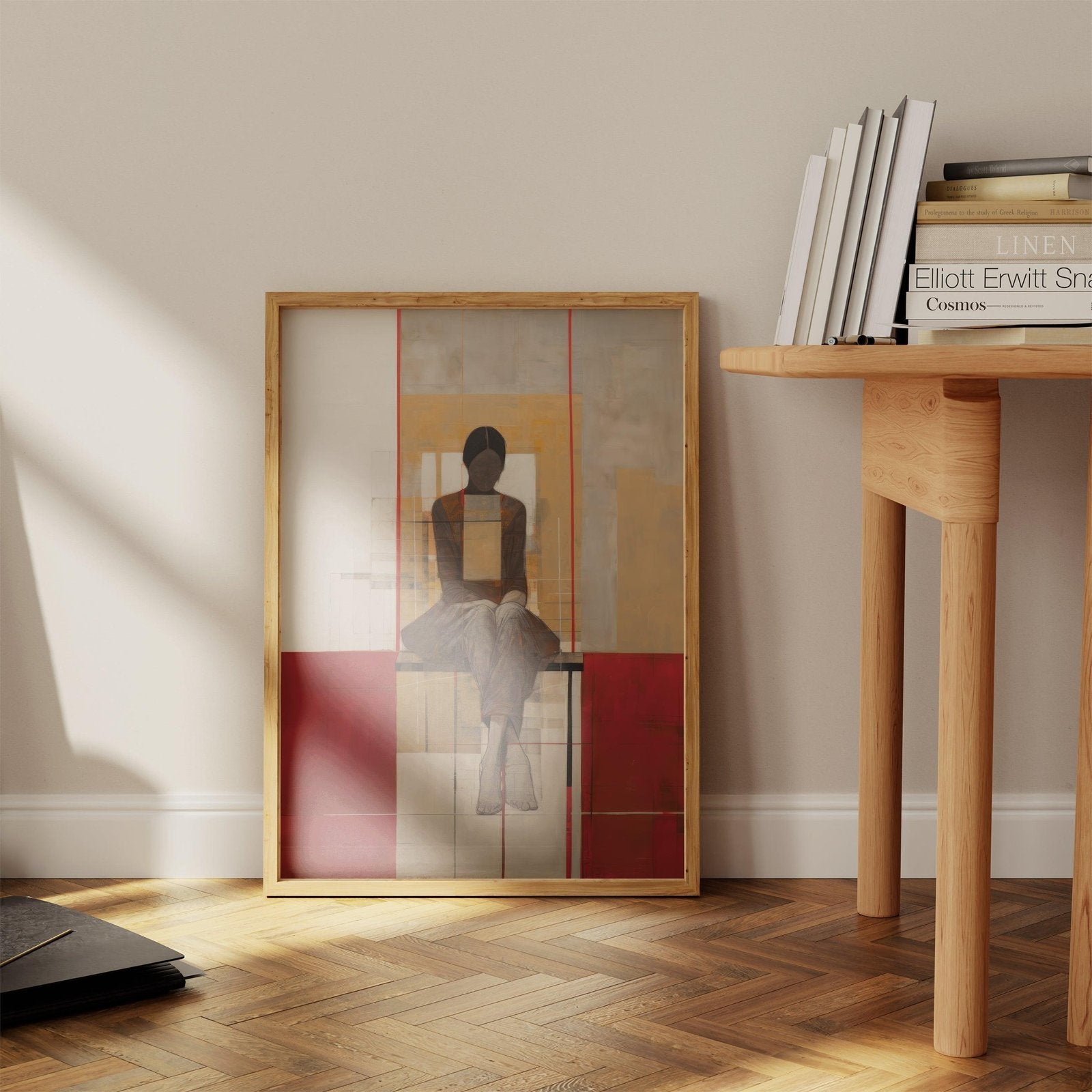 Abstract Figure Art Print-Skudaboo