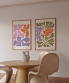 Abstract Floral Art Print-Skudaboo