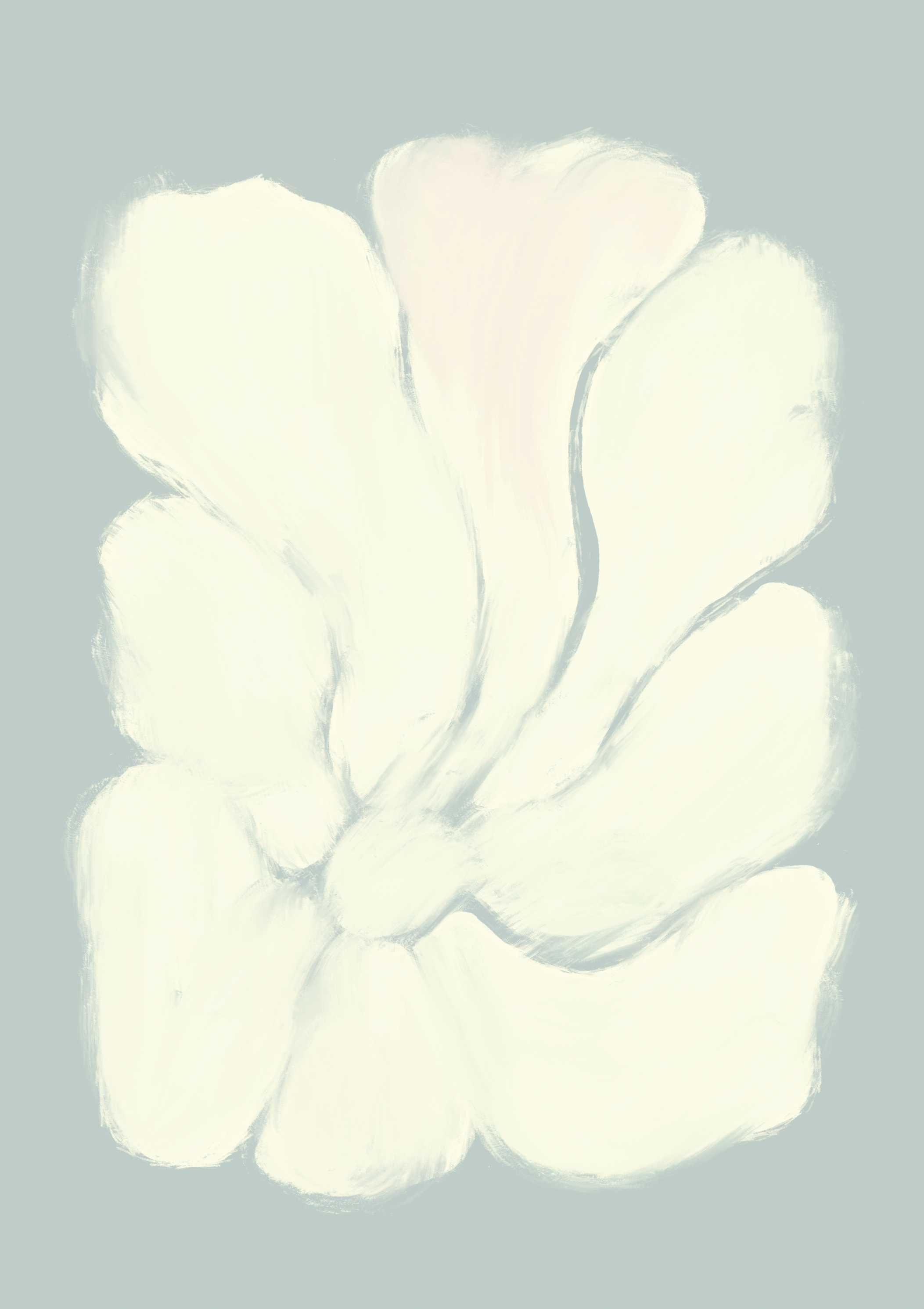Abstract Flower Art Print-Skudaboo