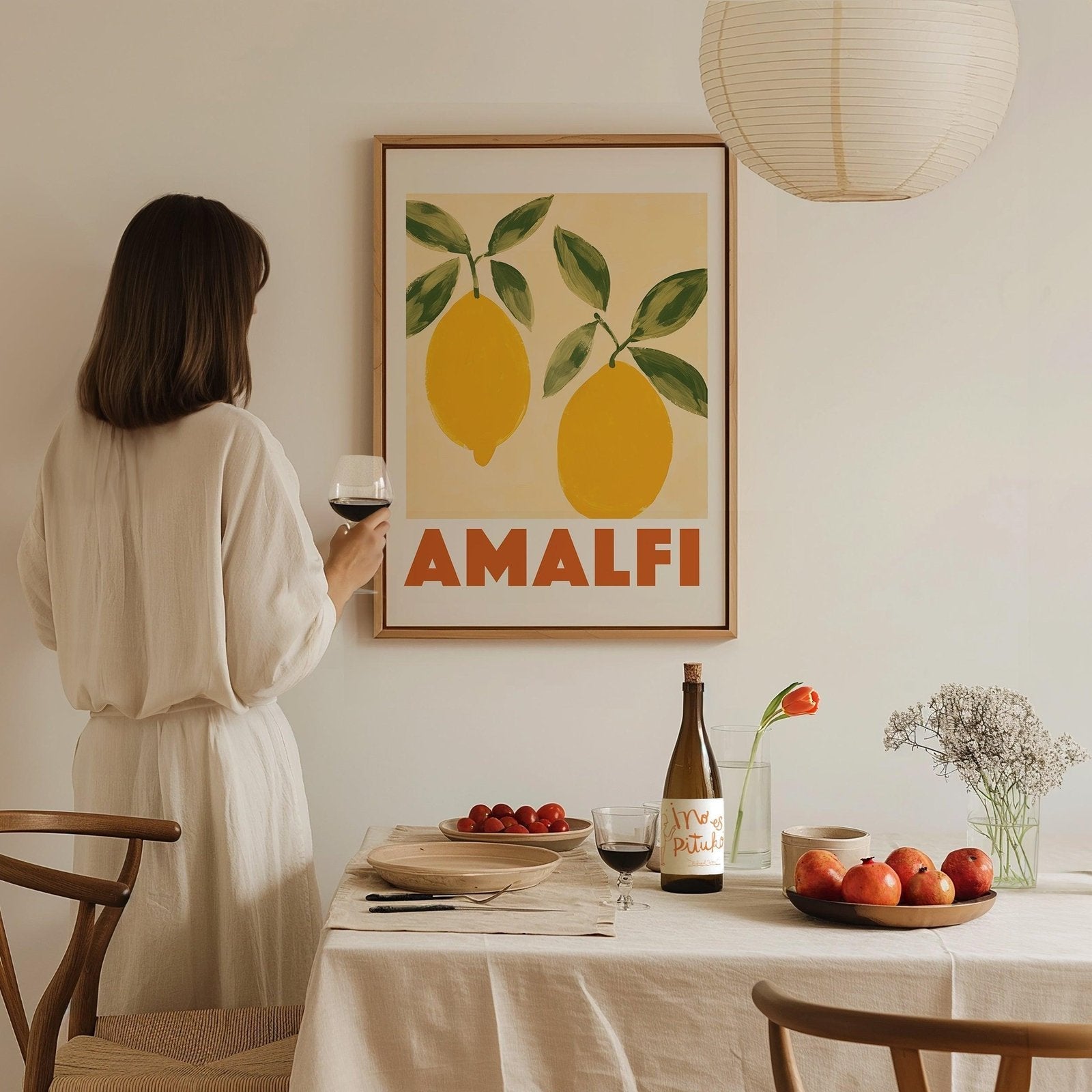 Amalfi Lemons Art Print-Skudaboo