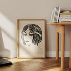 Art Deco Portrait Art Print-Skudaboo