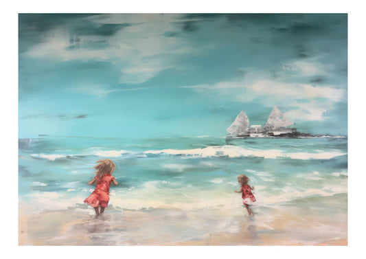 Beach Day Art Print