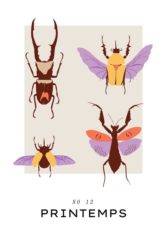 Beautiful Bugs Art Print