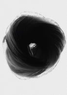 Black Smudge Art Print-Skudaboo