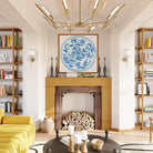 Blue Plate Vintage Art Print-Skudaboo