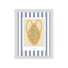 Blue Stripe Picture Mount-Skudaboo