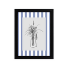 Blue Stripe Picture Mount-Skudaboo