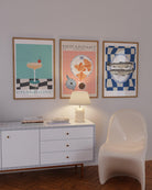 Breakfast Croissants & Coffee Art Print-Skudaboo