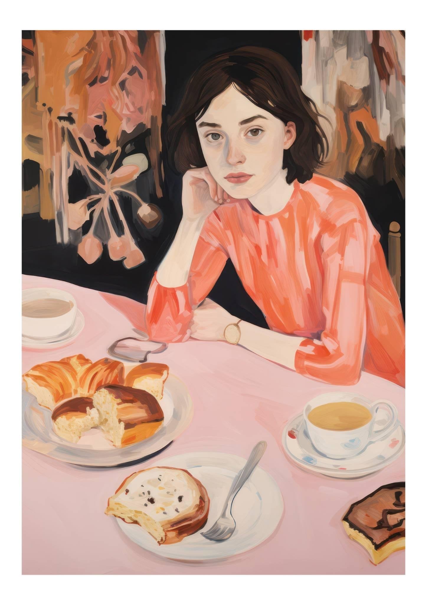 Breakfast for One Art Print-Skudaboo