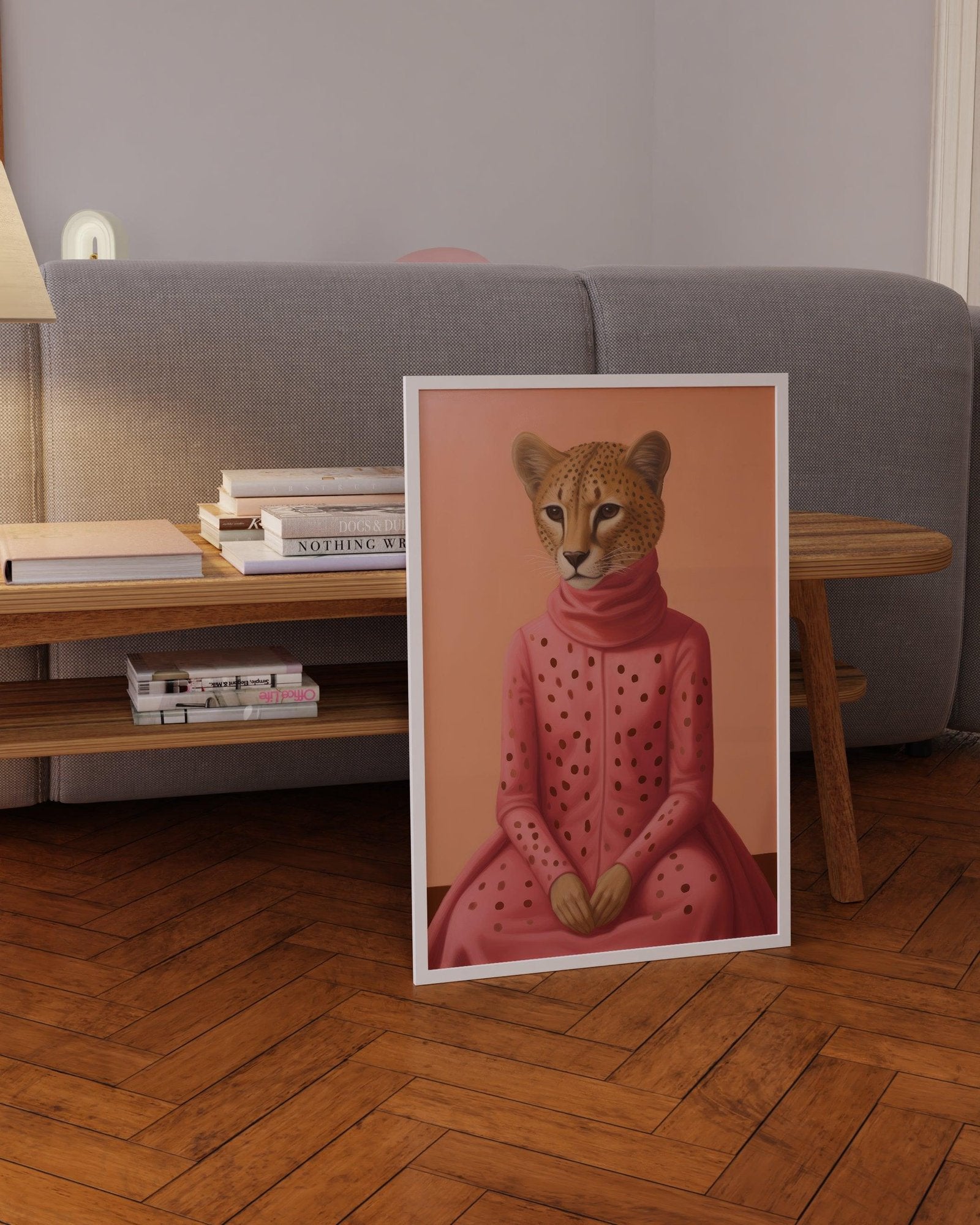 Cat Lady Art Print-Skudaboo