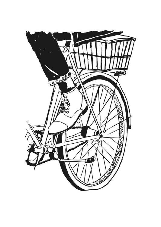 Cycling Art Print