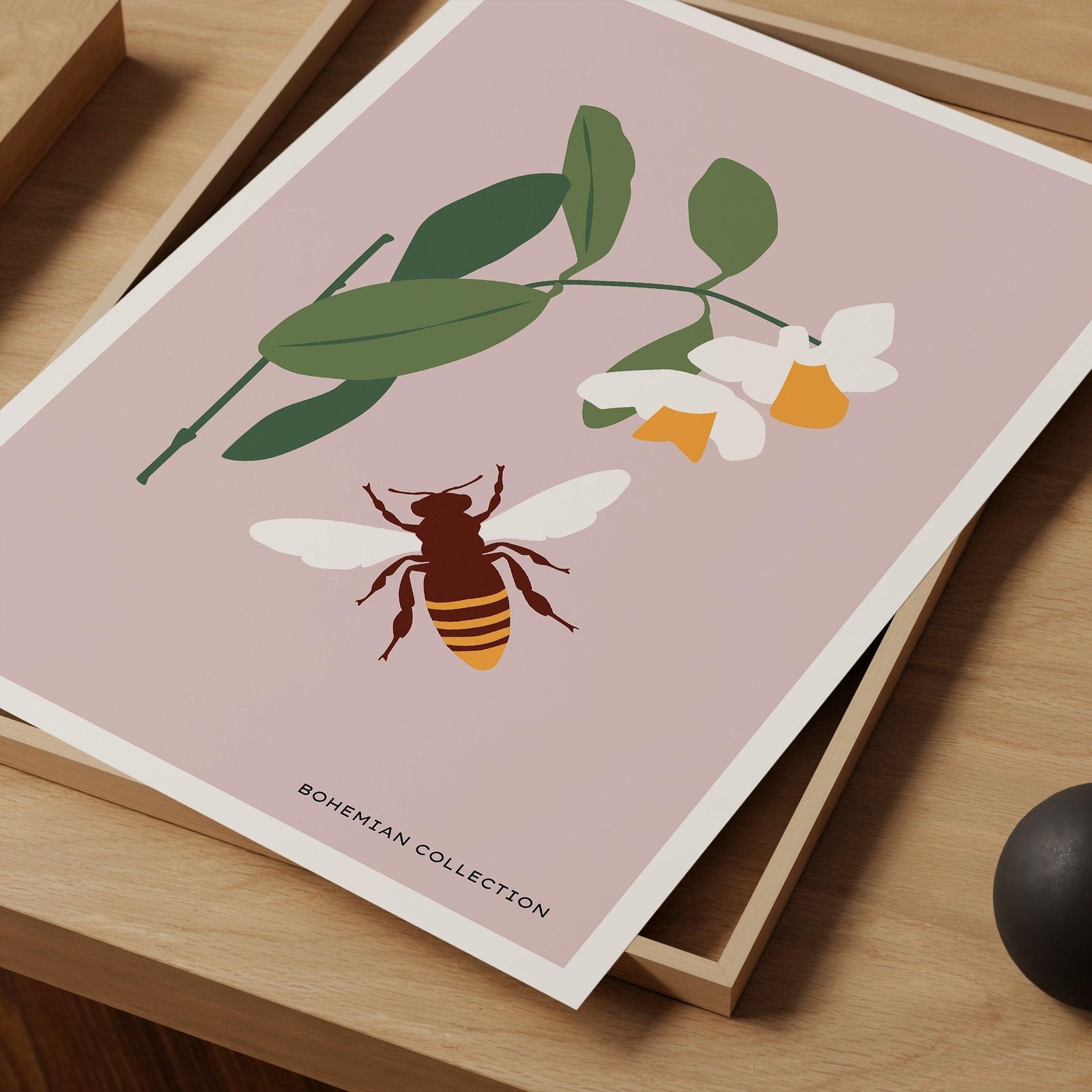 Daisy & Bee Art Print-Skudaboo