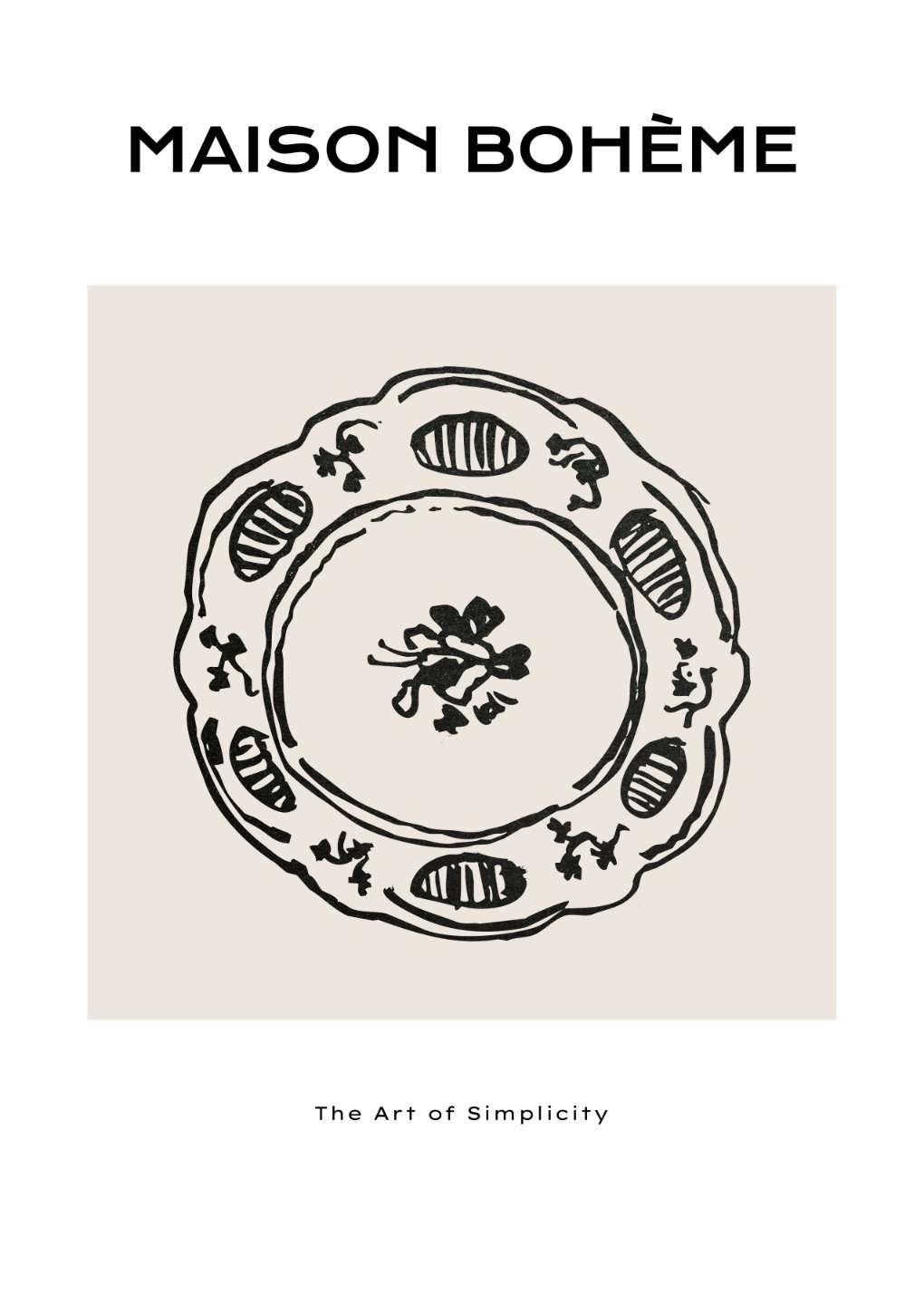 Decorative Plate Art Print-Skudaboo