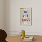 Di Vin Rouge Art Print-Skudaboo