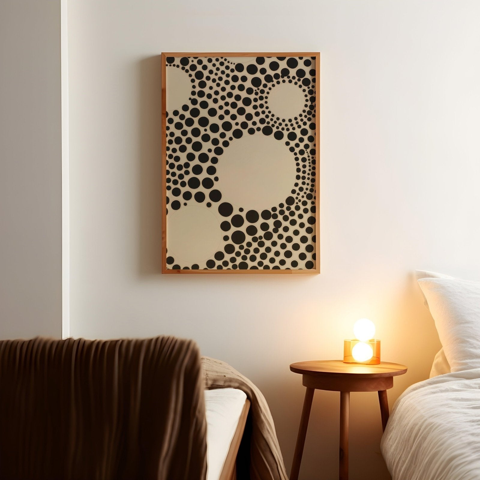 Dotted Pattern Art Print-Skudaboo