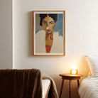 Female Portrait Art Print-Skudaboo