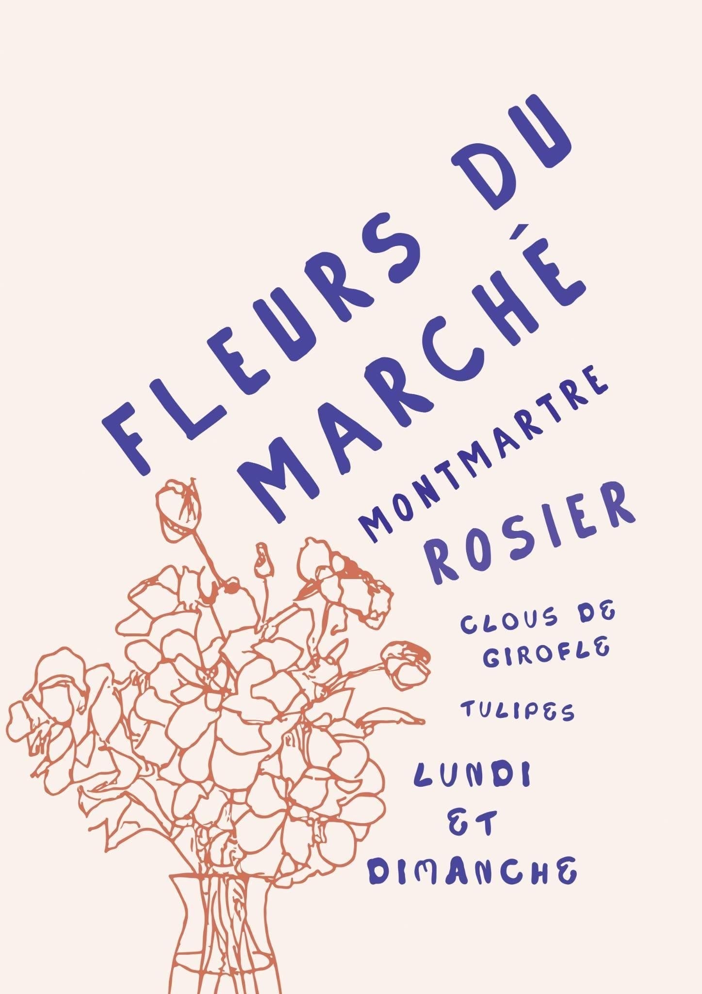 Fleurs De Marche Art Print-Skudaboo