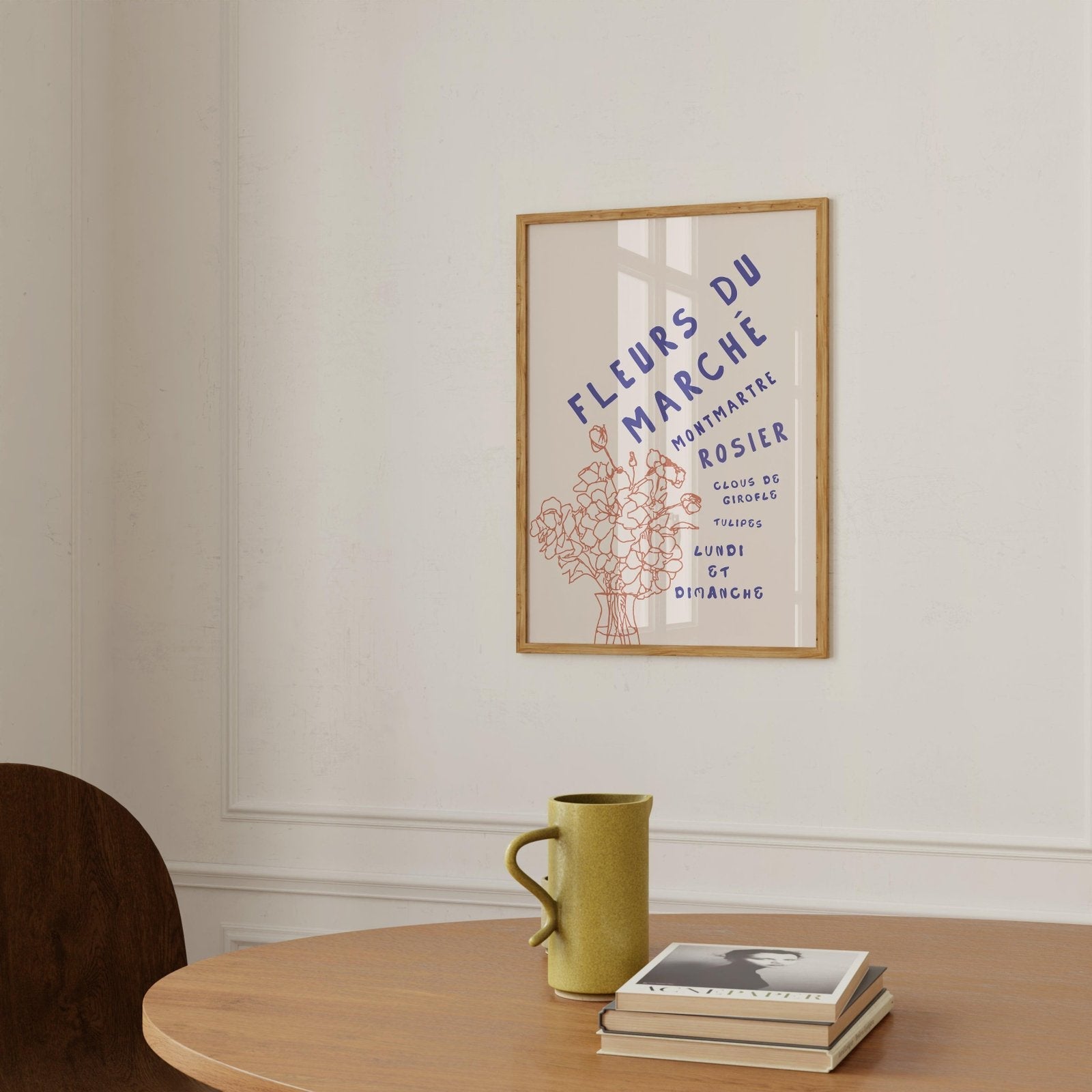 Fleurs De Marche Art Print-Skudaboo