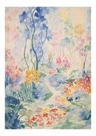 Floral Pattern Art Print-Skudaboo