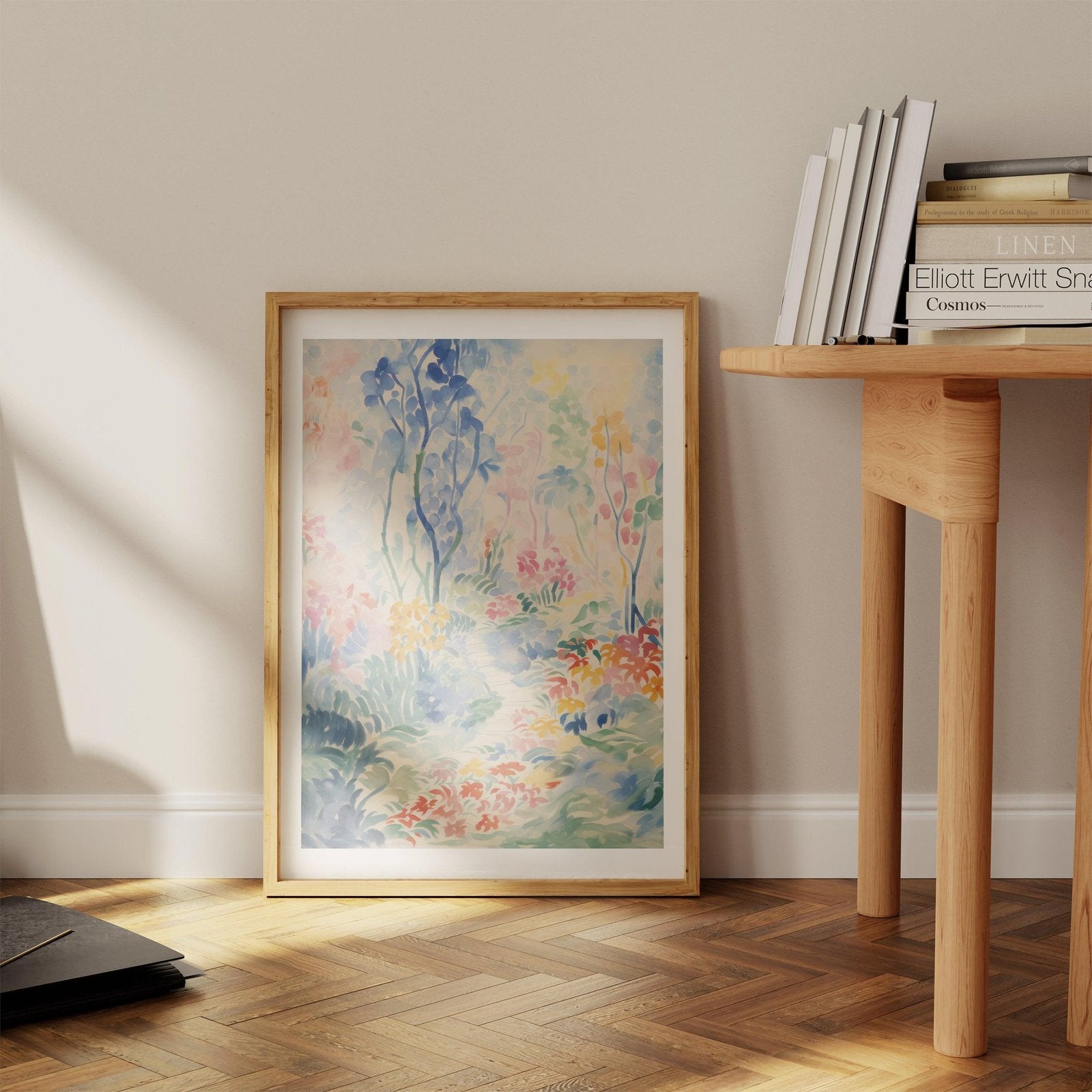 Floral Pattern Art Print-Skudaboo