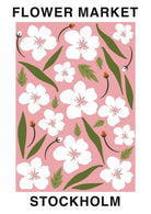 Flower Market Stockholm Art Print-Skudaboo