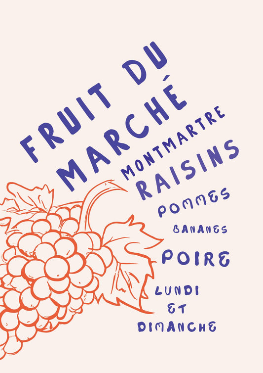 Fruit De Marche Art Print