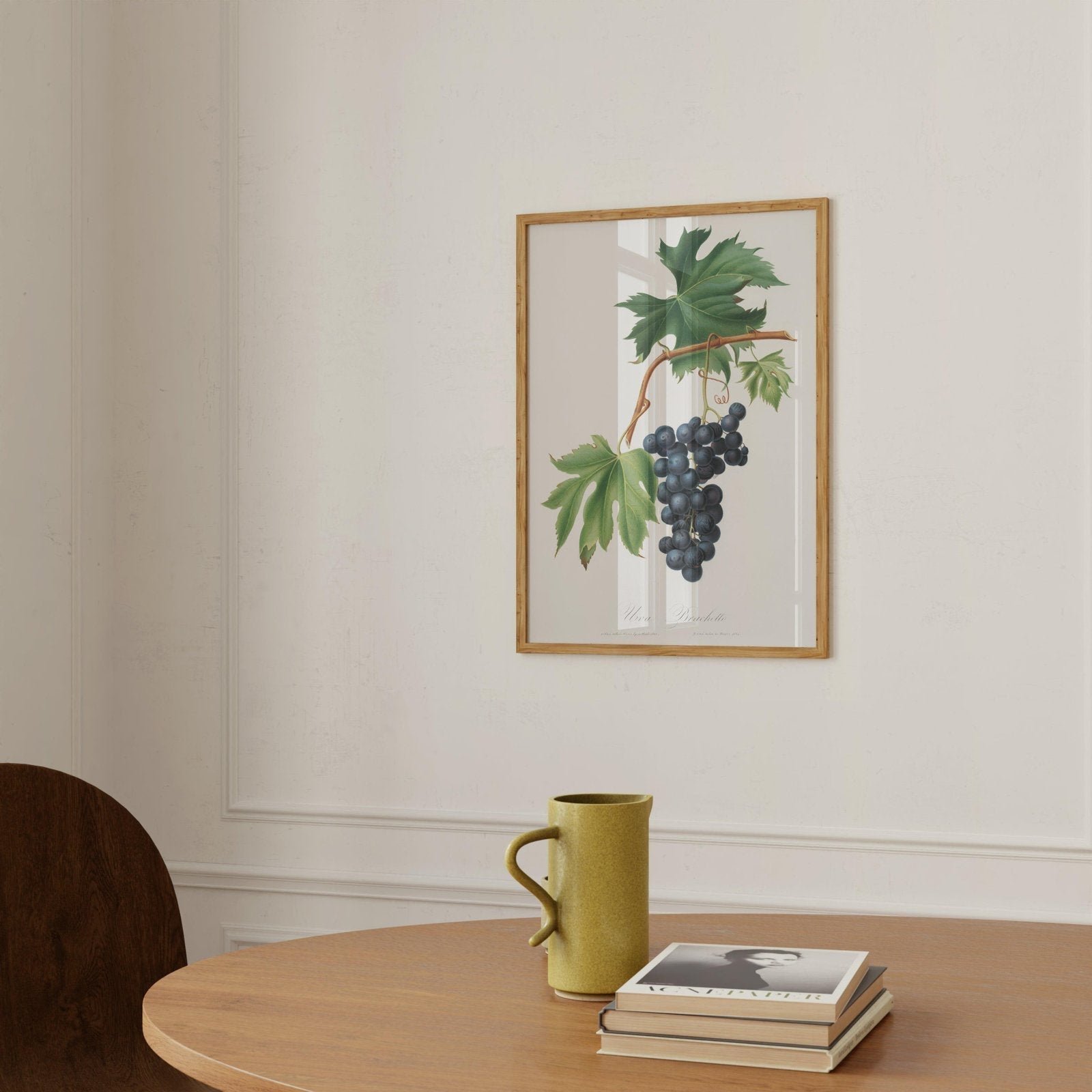 Grapes Vintage Botanical Art Print-Skudaboo