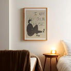 I Am My Own Muse Female Portrait Modern Art Print-Skudaboo