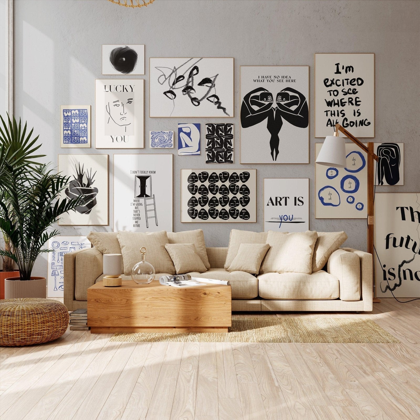 I Don't Know Where I'm Going Art Print-Skudaboo