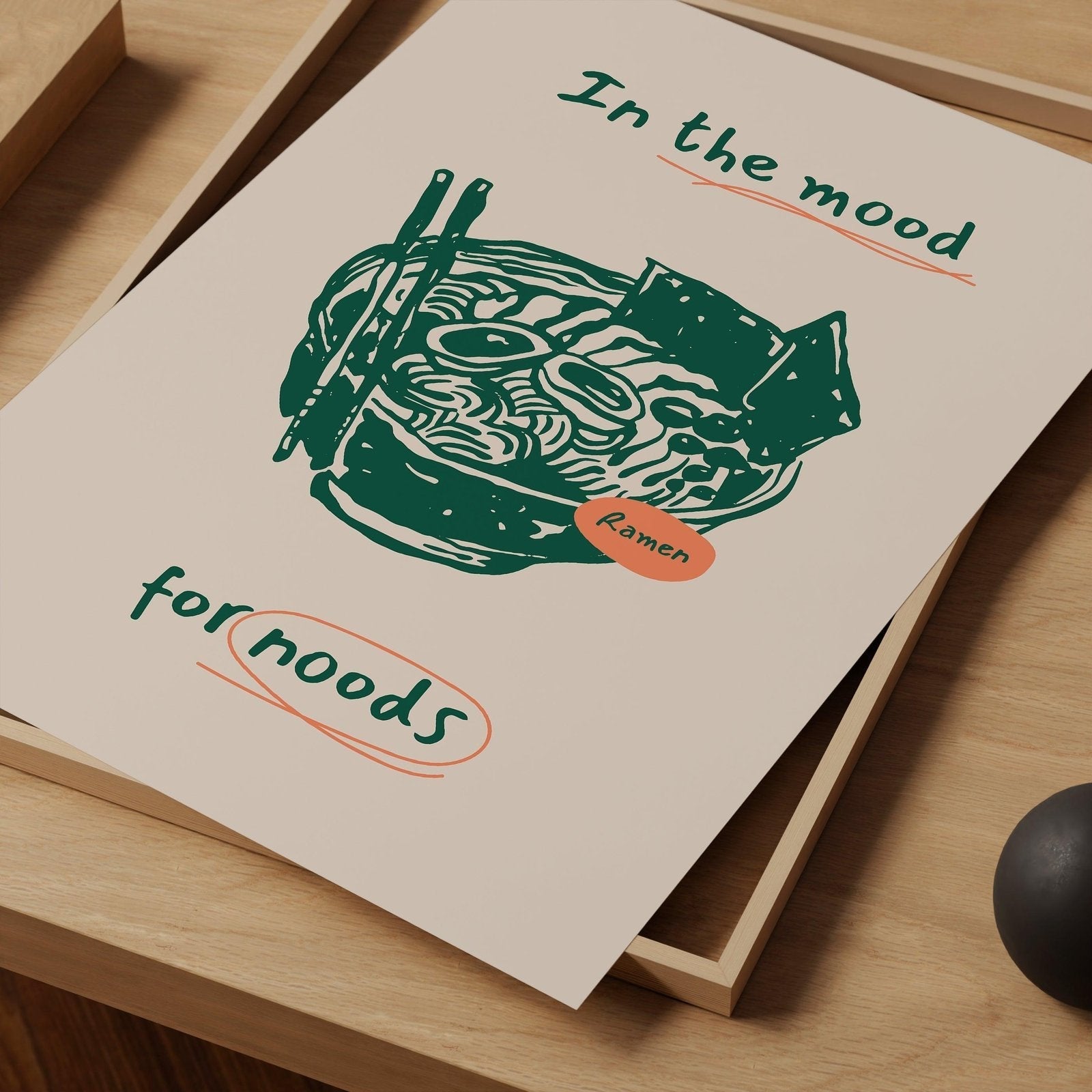 In the Mood for Noods Art Print-Skudaboo