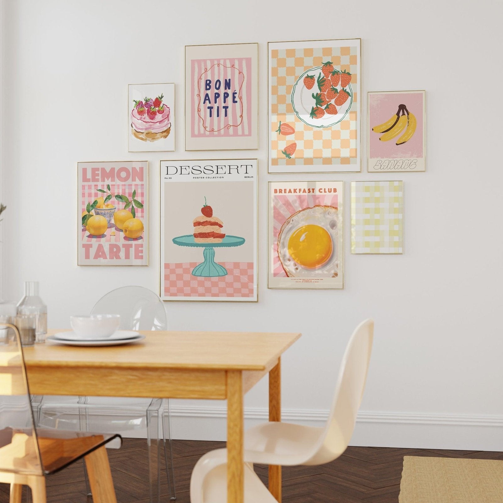 Lemon Tarte Kitschen Art Print-Skudaboo