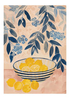 Lemons & Vines Art Print-Skudaboo