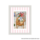 Light Pink Stripe Picture Mount-Skudaboo