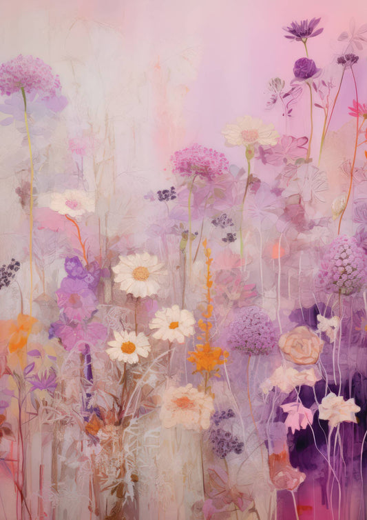 Lilac Flowers Art Print