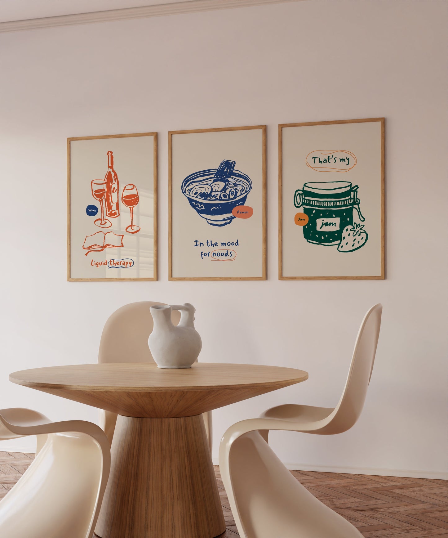 Skudaboo Framed Kitchen Gallery Wall Food Art Prints