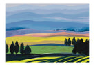 Meadows Landscape Art Print-Skudaboo