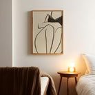 Minimalist Female Body Art Print-Skudaboo