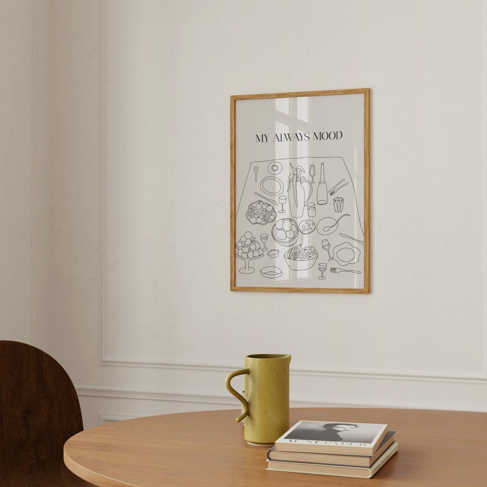 Mood for Food Art Print-Skudaboo