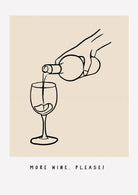 More Wine Please! Art Print-Skudaboo