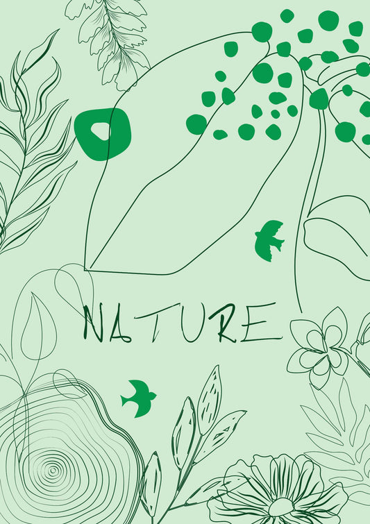 Nature Botanical Modern Art Print
