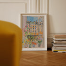 Parisian Balcony View Art Print-Skudaboo