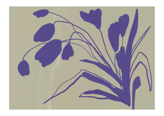 Purple Flowers Art print