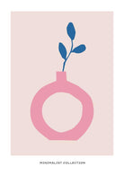 Round Vase Art Print-Skudaboo