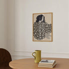 Scandi Style Abstract Female Portrait Art Print-Skudaboo