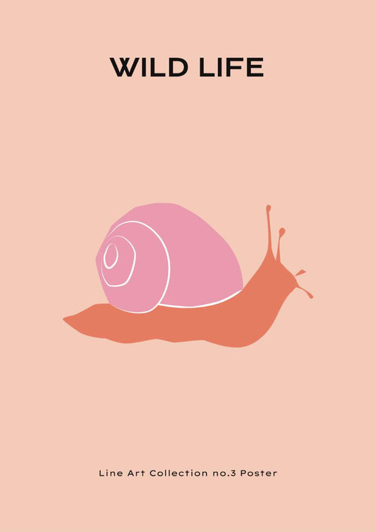 Snail Art Print