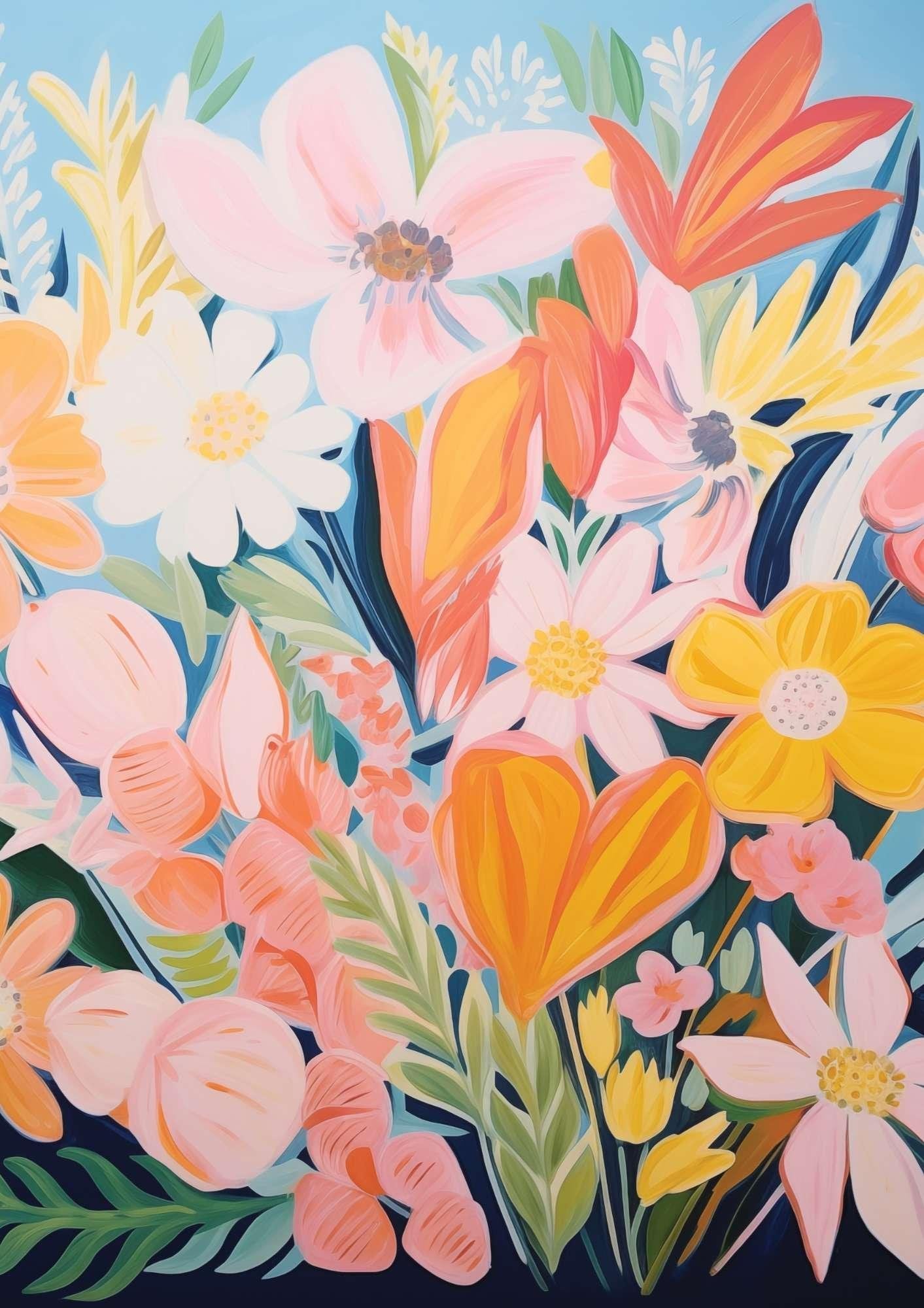 Spring Floral Art Print-Skudaboo