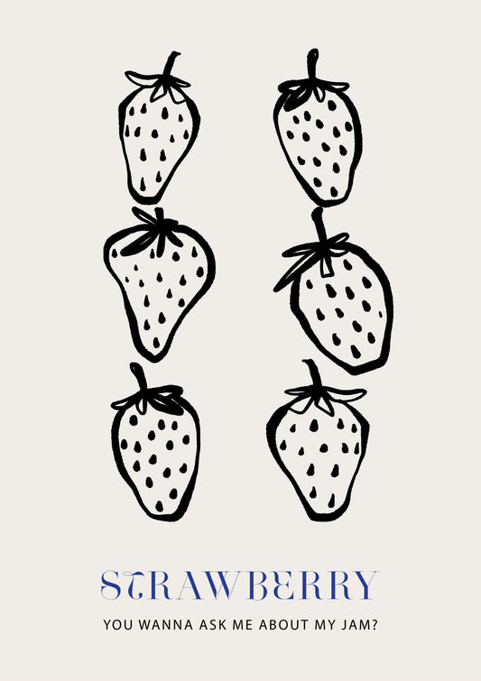 Strawberry Jam Art Print
